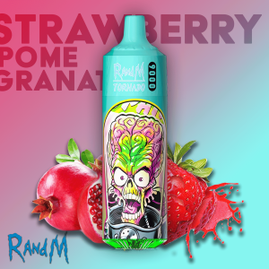 RandM Tornado 9000 strawberry pomegranate